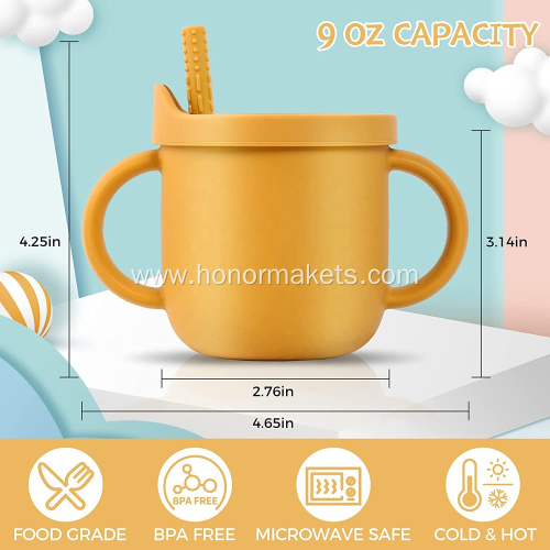 Silicone Baby Cup With Lid